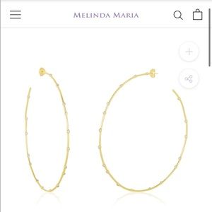 NEW Melinda Maria Big *** Hoops!✨